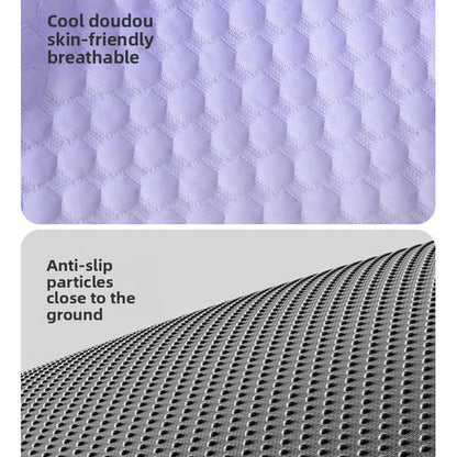 🥳2026 HOT SALE🥳!Pet Cooling Mat for Dogs & Cats 🐾  Naturally Cool Ice-Silk Pad • Breathable, Washable & Soft 🌿  For Floors, Sofas & Car Travel • Multiple Sizes • Gradient Colours ☀️🐶🐱