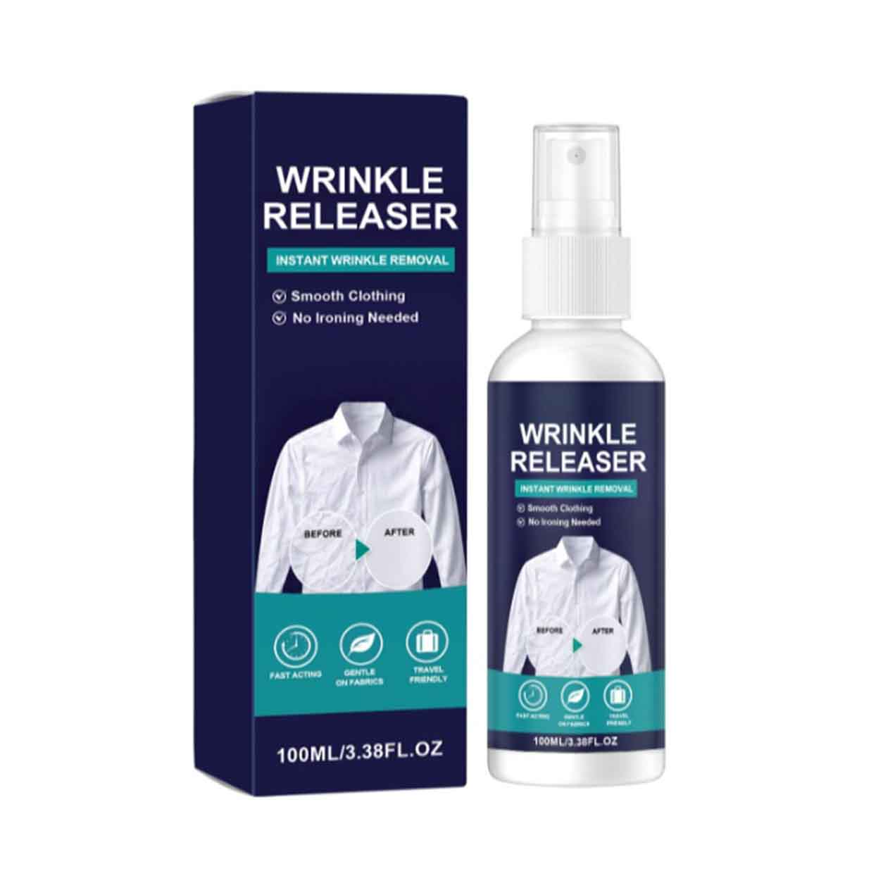 👔 Grailzees™ Instant Wrinkle Erasing Spray: Smooth Clothes in 3 Seconds (No Iron, No Heat)✨ (EU)