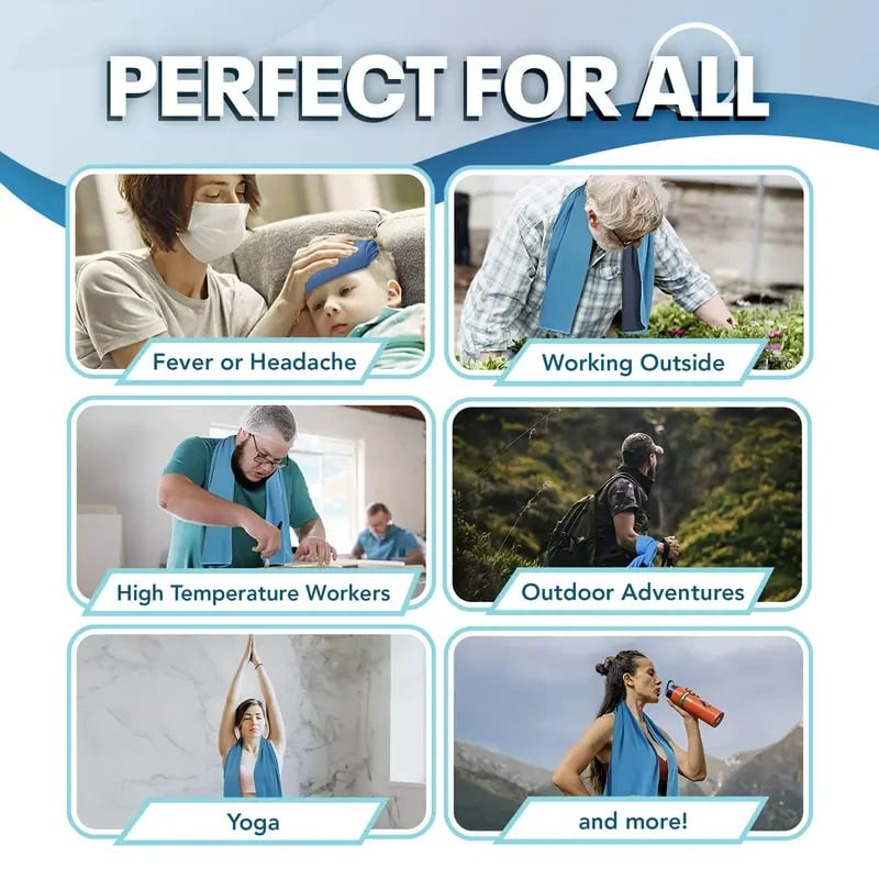 😎Last Day Buy 1 Get 1 Free❄Absorbent Quick-Drying Gym Cooling Towels