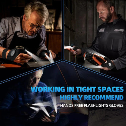 💡 LED Flashlight Gloves | Hands-Free Light for Work & Outdoors