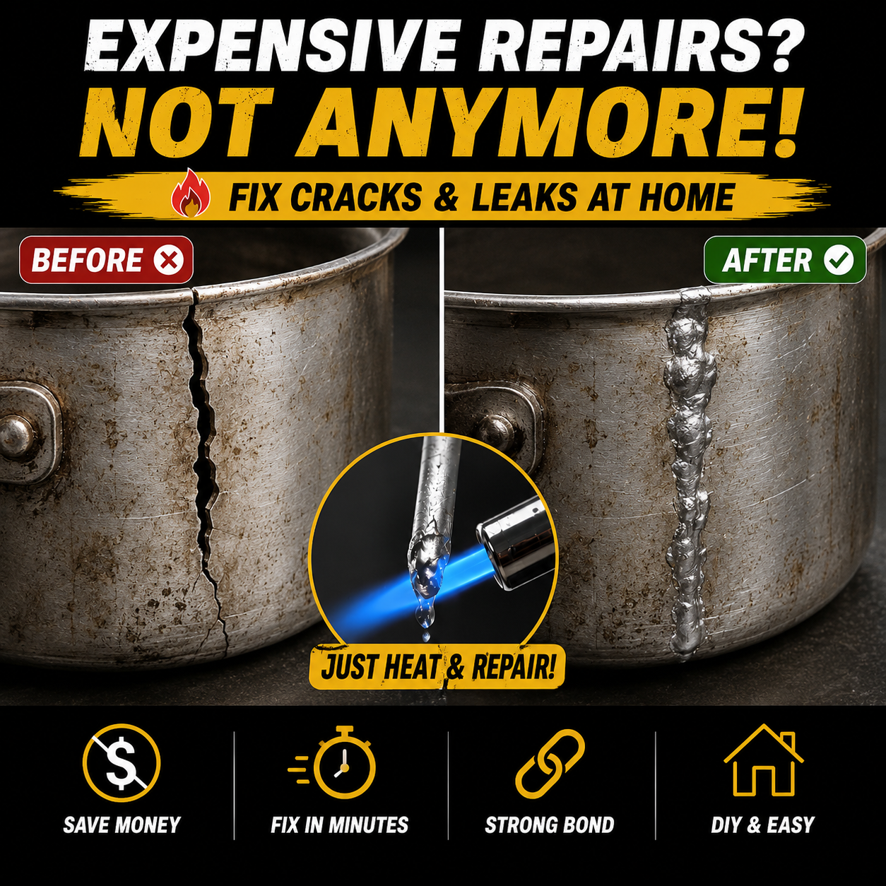 🔥The Grailzees™  Low-Temp Rod: Professional Welding in Your Pocket