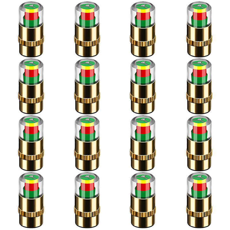 3-Color Tire Pressure Alert Caps
