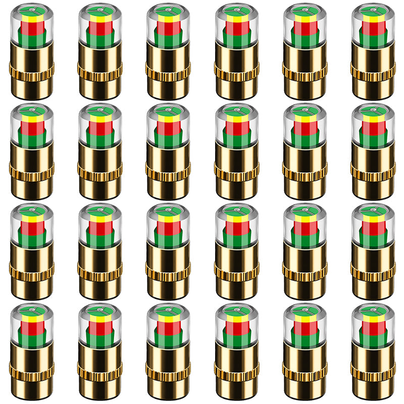 3-Color Tire Pressure Alert Caps