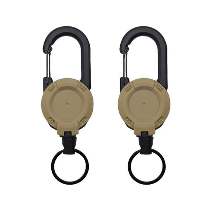 🏆Last Day Buy 1 Get 1 Free🎁3 In 1 New Multifunctional Retractable Pull Reel Carabiner Keychain