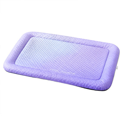 🥳2026 HOT SALE🥳!Pet Cooling Mat for Dogs & Cats 🐾  Naturally Cool Ice-Silk Pad • Breathable, Washable & Soft 🌿  For Floors, Sofas & Car Travel • Multiple Sizes • Gradient Colours ☀️🐶🐱