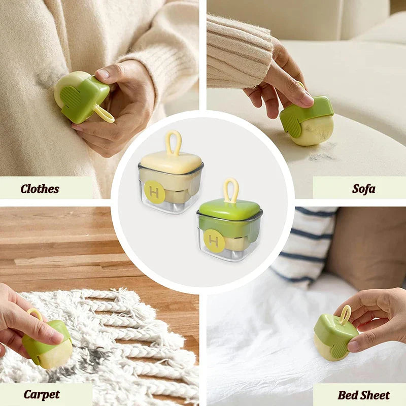 Washable Reusable Lint Remover – Portable Sticky Roller for Clothes, Pet Hair & Dust Cleaning