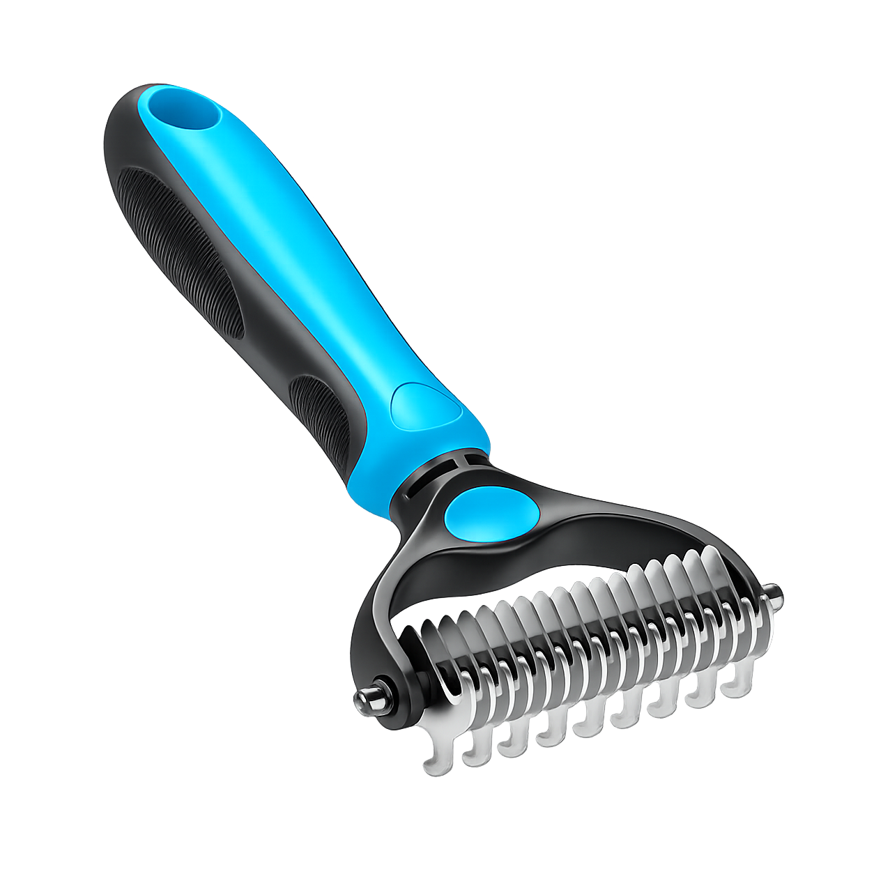 Grailzees™ Professional Double-Sided Pet Grooming Rake ✨ Undercoat Deshedding Tool for Dogs & Cats 🐶🐱
