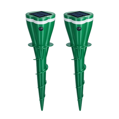 🌸Hot Sale 50% OFF☘️Solar Powered Waterproof Screw Mole Repellent (offer)