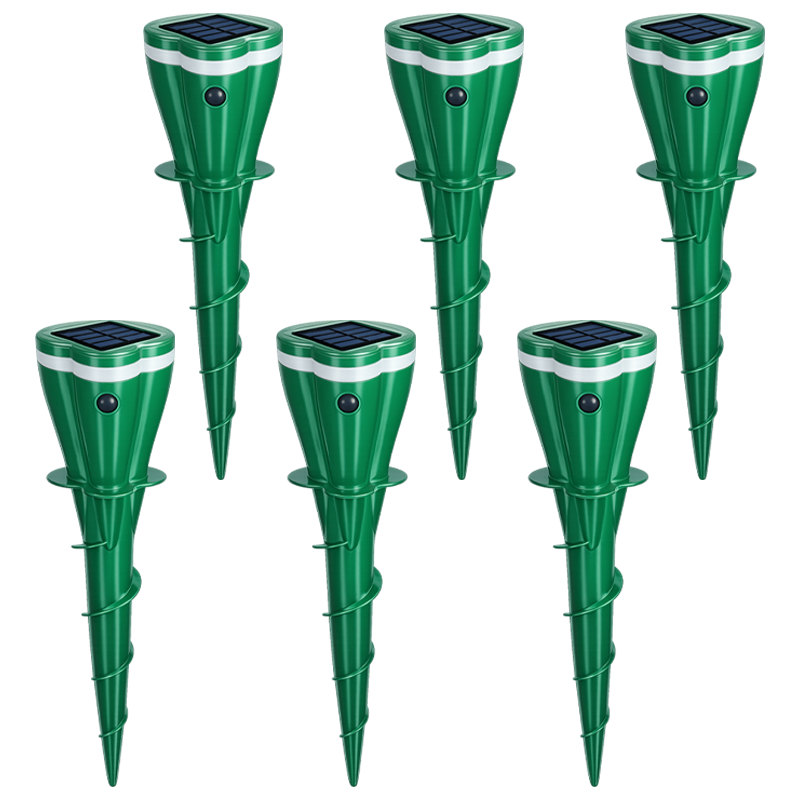 Grailzees™☘️Solar Powered Waterproof Screw Mole Repellent