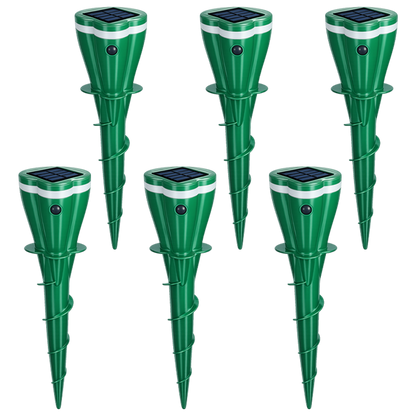Grailzees™☘️Solar Powered Waterproof Screw Mole Repellent