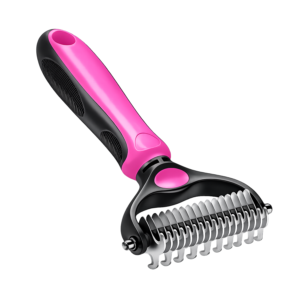 Grailzees™ Professional Double-Sided Pet Grooming Rake ✨ Undercoat Deshedding Tool for Dogs & Cats 🐶🐱