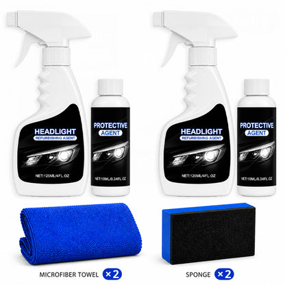 Grailzees™💥🚘Automotive Headlamp Restoration Fluid, blurring enhanced crystalline coating refurbisher
