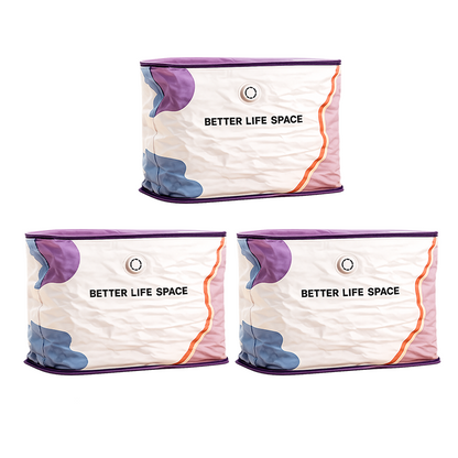🥳2026 HOT SALE🥳💞 50% OFF! No‑Pump Vacuum Storage Bags – Press & seal, no pump needed. Saves 80% space, keeps clothes dry & dust‑free.  🛏️🗄️
