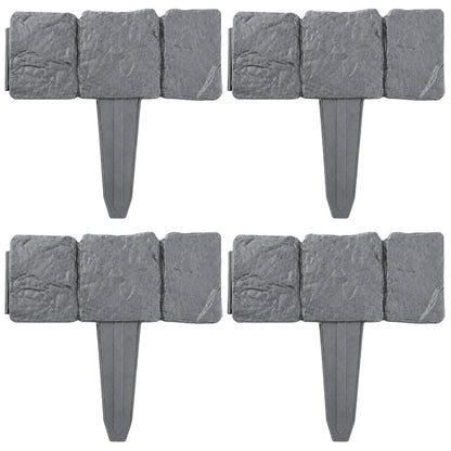 🌿✨Grailzees™  Stone-Look Edging Fence - Garden Edges That Stay Clean🏡♻️