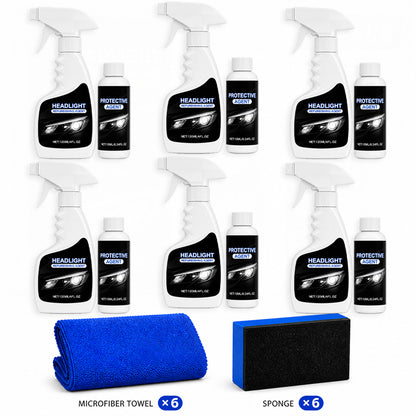 Grailzees™💥🚘Automotive Headlamp Restoration Fluid, blurring enhanced crystalline coating refurbisher