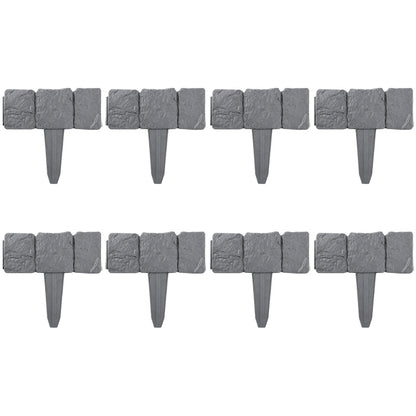 🌿✨Grailzees™  Stone-Look Edging Fence - Garden Edges That Stay Clean🏡♻️