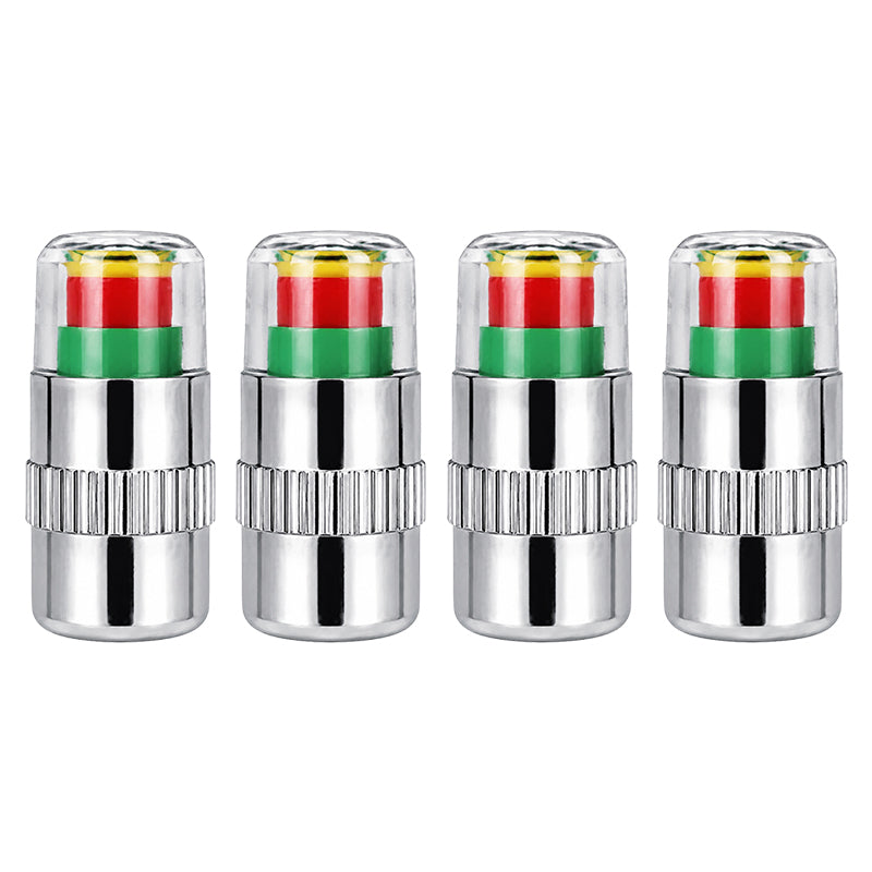 3-Color Tire Pressure Alert Caps