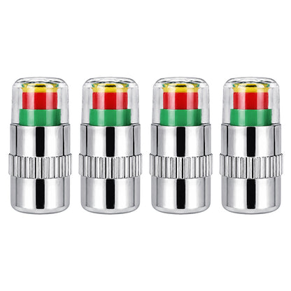 3-Color Tire Pressure Alert Caps