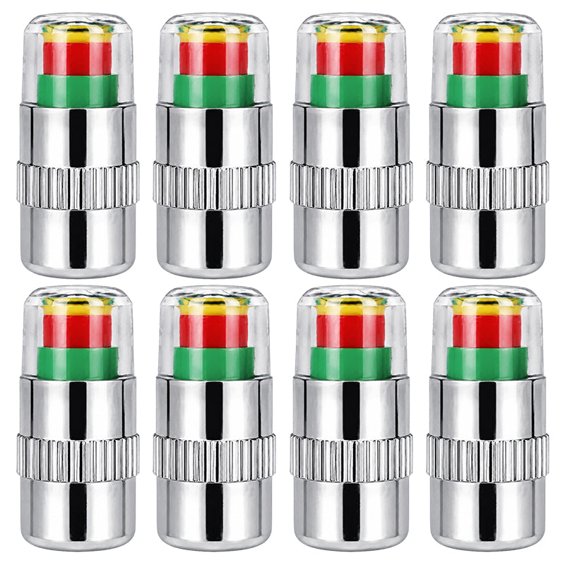 3-Color Tire Pressure Alert Caps