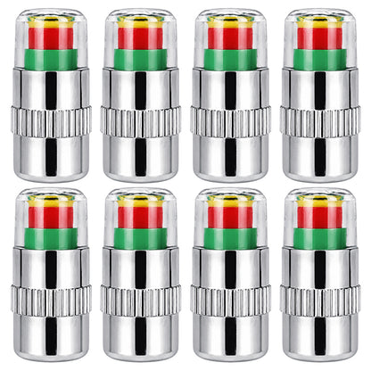 3-Color Tire Pressure Alert Caps