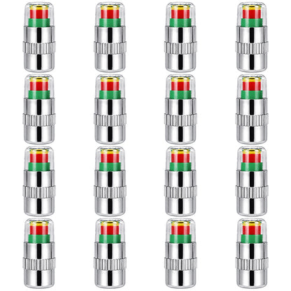 3-Color Tire Pressure Alert Caps