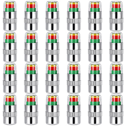3-Color Tire Pressure Alert Caps