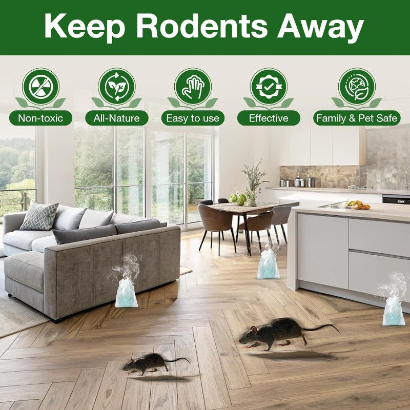 🥳2026 HOT SALE🥳  50% OFF!  🚫 Stop Mice Before They Move In  🌿Natural Peppermint Mouse Repellent