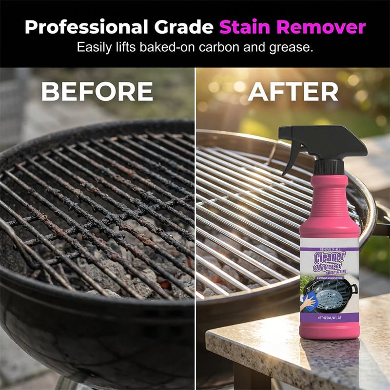 Grailzees™🔥🍖Fast-Acting Heavy-Duty Grill Degreaser Spray✨