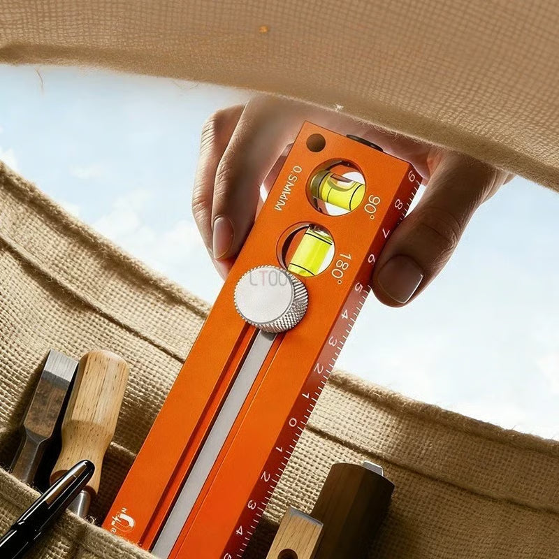 📏 3-in-1 Measuring, Marking & Level Tool🔥