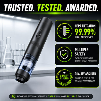 5-in-1 Mini Car Portable Cordless Handheld Vacuum Cleaner