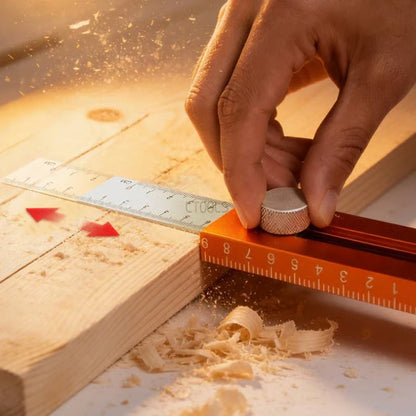 📏 3-in-1 Measuring, Marking & Level Tool🔥