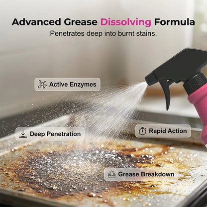 Grailzees™🔥🍖Fast-Acting Heavy-Duty Grill Degreaser Spray✨