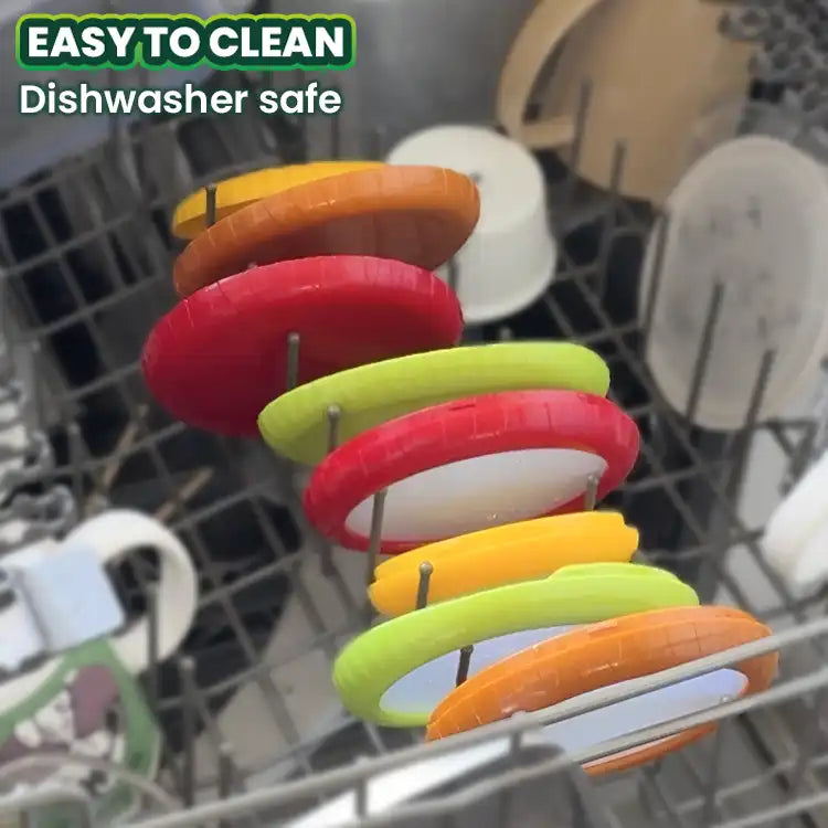 Reusable Silicone Stretch Pods 🍅🥑 – Keep Fruits & Vegetables Fresh Longer Without Plastic Wrap