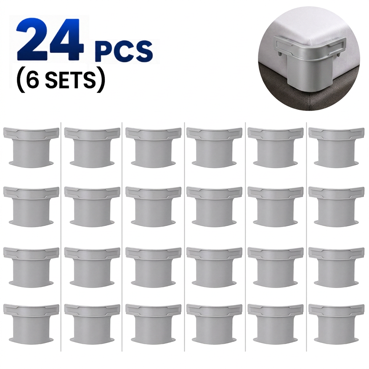 Grailzees™ Bed Sheet Holder Straps Non-Slip – Adjustable Mattress Sheet Fasteners for All Bed Sizes