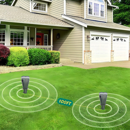 Grailzees™☘️Solar Powered Waterproof Screw Mole Repellent