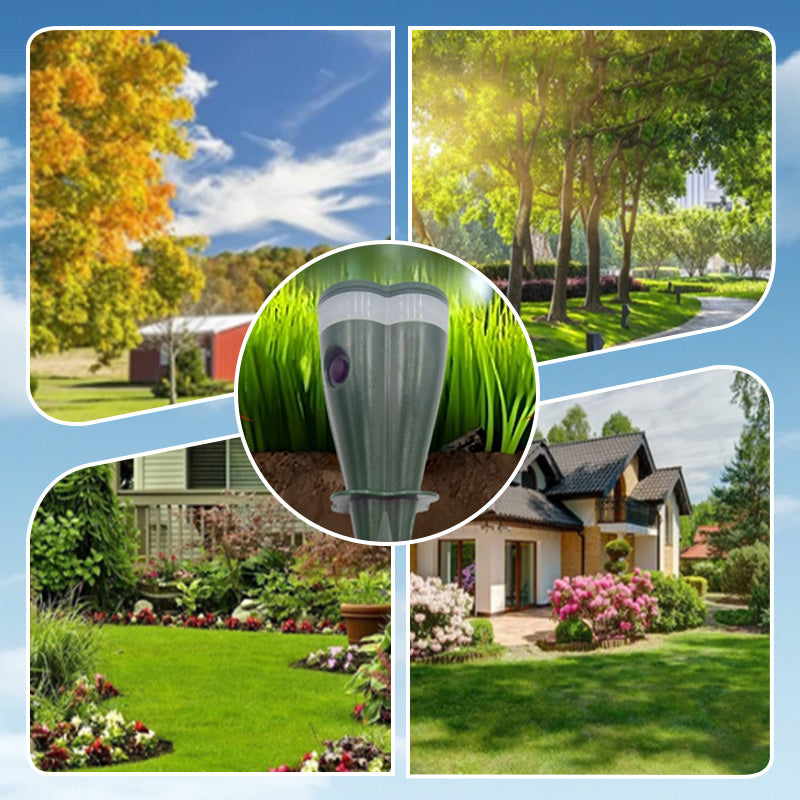 Grailzees™☘️Solar Powered Waterproof Screw Mole Repellent