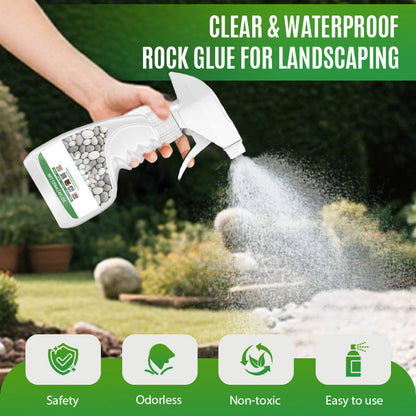 Grailzees™ 🌿Clear & Waterproof Rock Glue For Landscaping✨Transform Your Garden 💪🌿