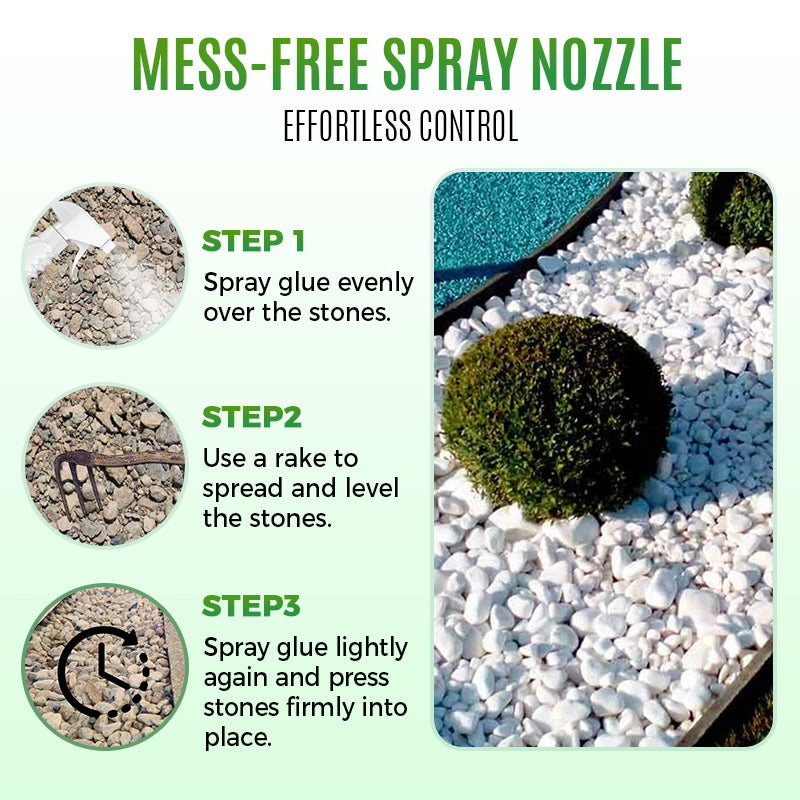 Grailzees™ 🌿Clear & Waterproof Rock Glue For Landscaping✨Transform Your Garden 💪🌿