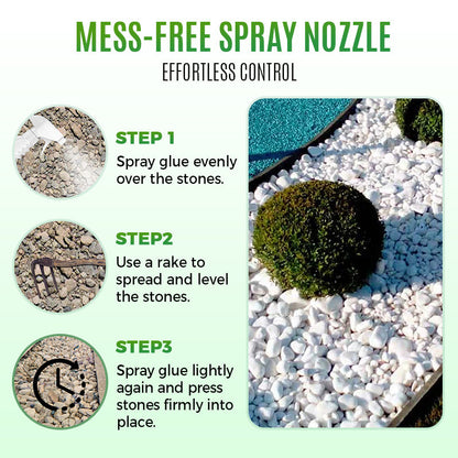 Grailzees™ 🌿Clear & Waterproof Rock Glue For Landscaping✨Transform Your Garden 💪🌿