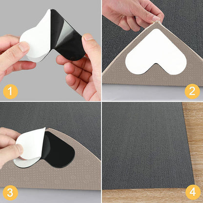 💕Heart-Shaped Reusable Non-Slip Rug Grippers🔥