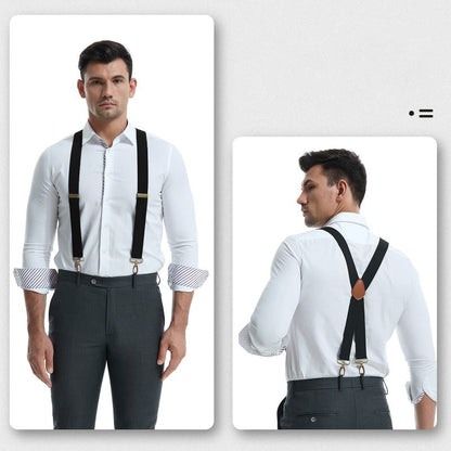 📢LAST DAY BUY 3 GET 1 FREE!⏰Men's X-Back Suspenders with Hook Clips