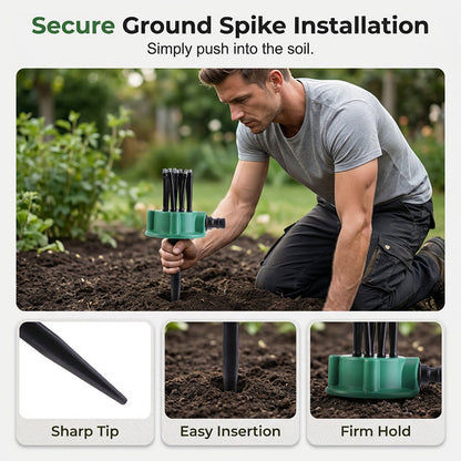360° Precision Garden Sprinkler – Full Lawn Coverage for Easy Watering