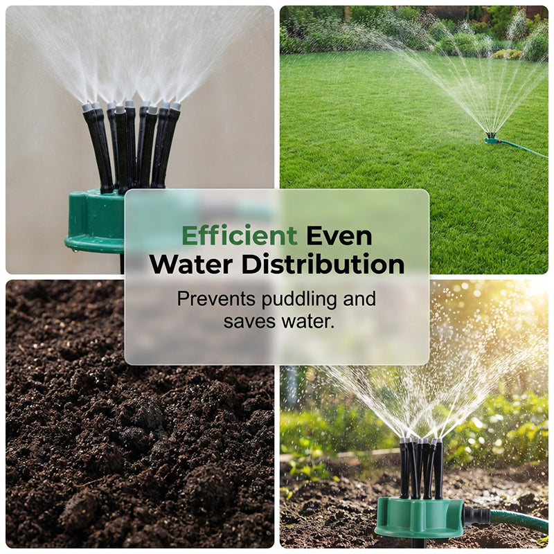 360 ° Precision Garden Sprinkler – Full Lawn Coverage for Easy Watering (Offer)