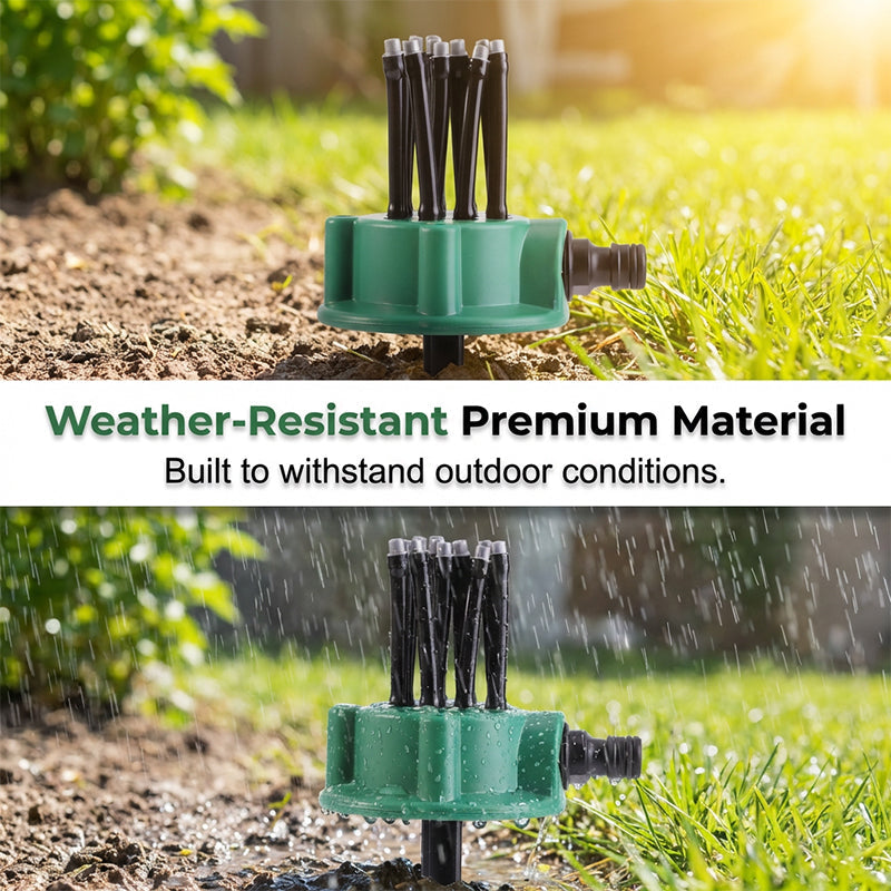 360° Precision Garden Sprinkler – Full Lawn Coverage for Easy Watering