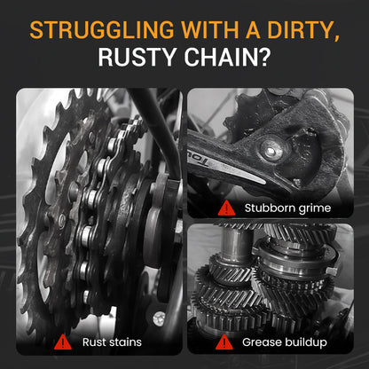 🥳2026 HOT SALE🥳  🚴‍♂️ 50% OFF!  Deep-Clean  Chain Cleaner  Spray, wipe & ride.  Removes grime, protects against rust & keeps chains running smooth.