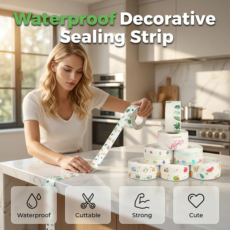 ⌛Limited-time offer-Waterproof Sealing Strip for Kitchen & Bath