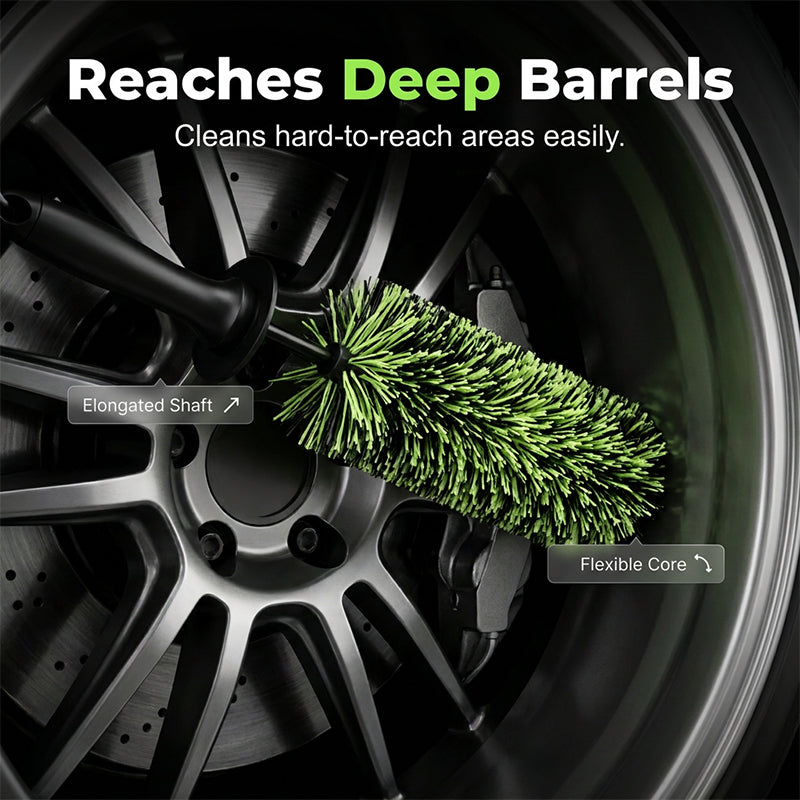 ⏳LAST DAY SALE 50% OFF !! 🔥 Deep Reach Wheel Barrel Cleaning Brush