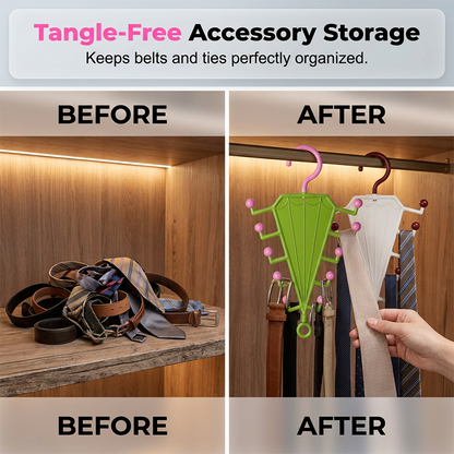 🥳2026 HOT SALE🥳Multi-Functional V-Shaped Double Sided Hanger Storage Rack (Offer)