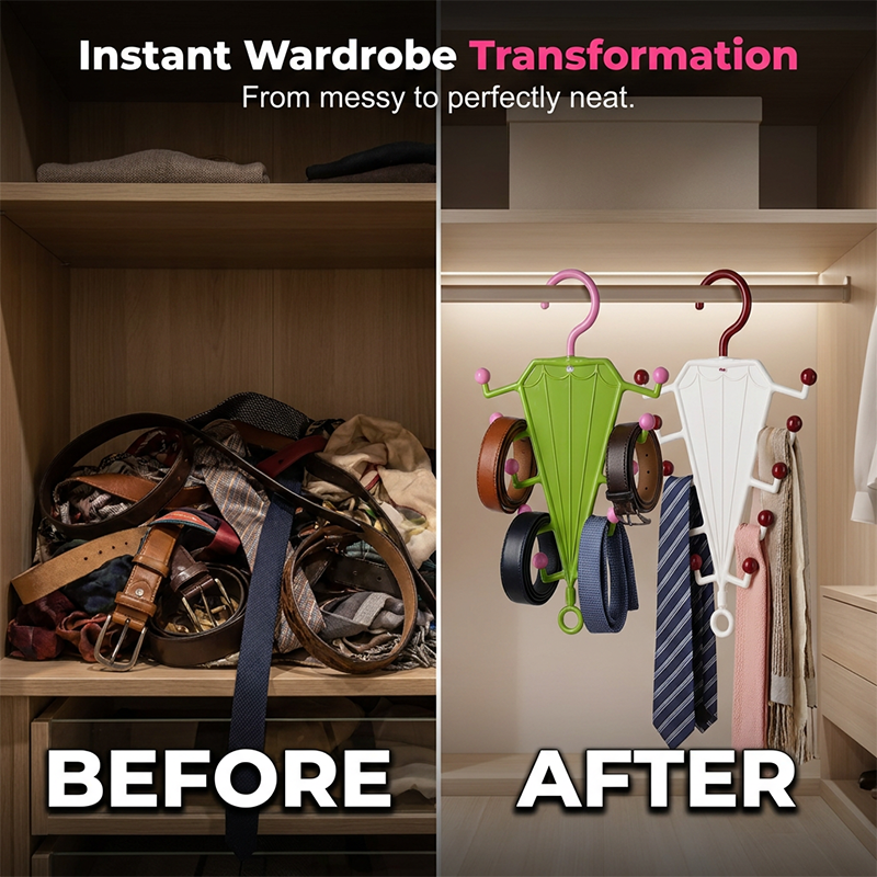 🥳2026 HOT SALE🥳Multi-Functional V-Shaped Double Sided Hanger Storage Rack (Offer)