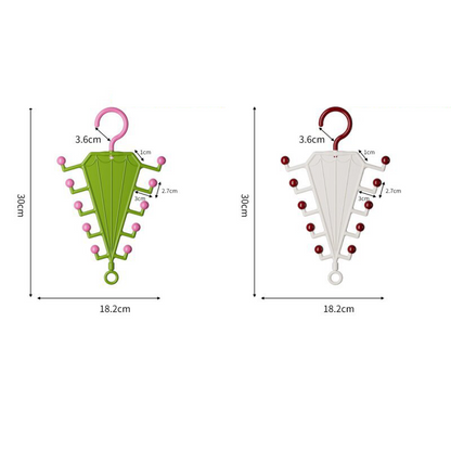 🥳2026 HOT SALE🥳Multi-Functional V-Shaped Double Sided Hanger Storage Rack (Offer)
